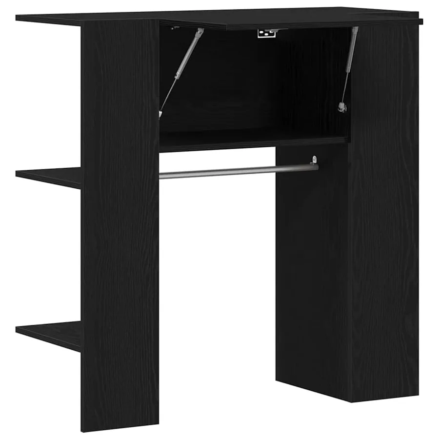 Meuble de couloir avec étagère Chêne noir 97,5 x 37 x 99 cm - 5