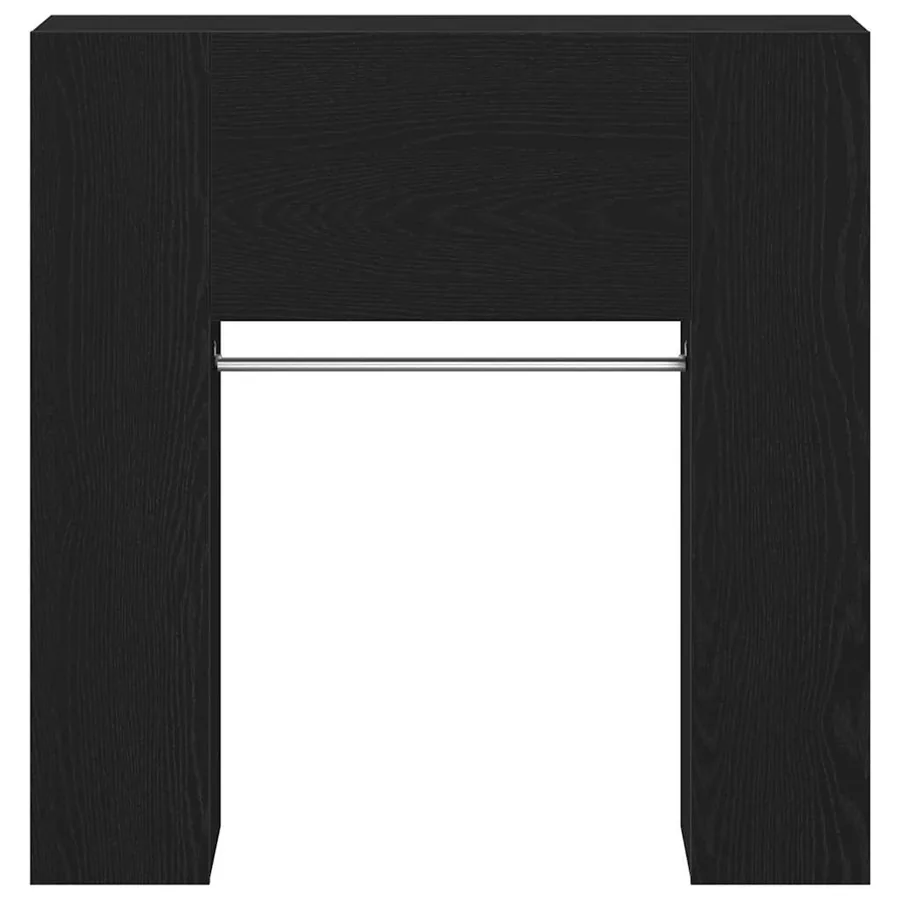 Meuble de couloir avec étagère Chêne noir 97,5 x 37 x 99 cm - 6