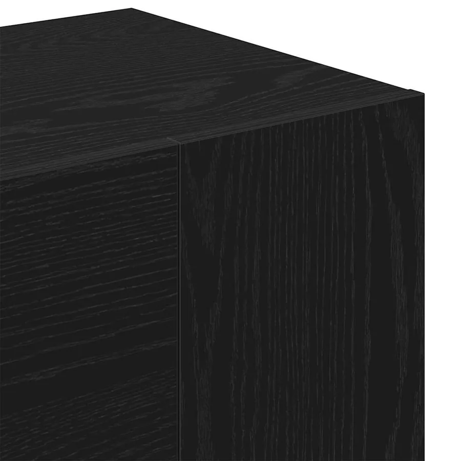 Meuble de couloir avec étagère Chêne noir 97,5 x 37 x 99 cm - 9