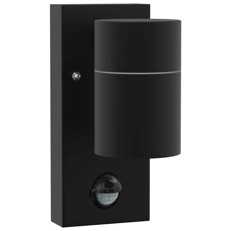 Applique Murale Extérieure 2 pcs Noir 6,5 x 10,5 x 16 cm - 4