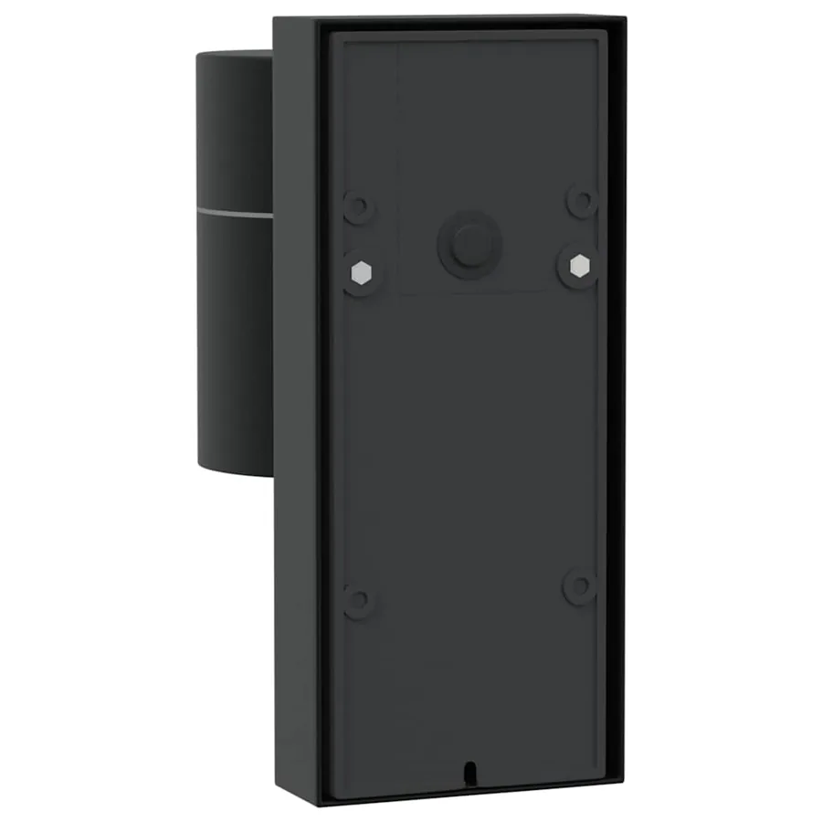 Applique Murale Extérieure 2 pcs Noir 6,5 x 10,5 x 16 cm - 7