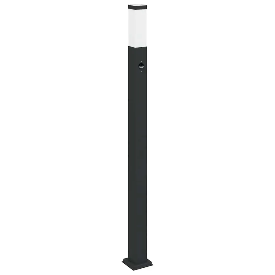 Bornes lumineuses avec détecteur lot de 3 110 cm noir IP44 - 4