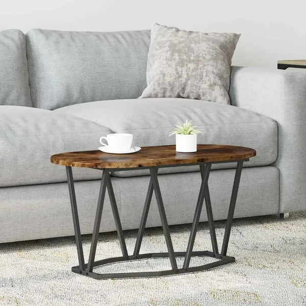 Table basse Chêne fumé 80 x 40 x 40.5 cm