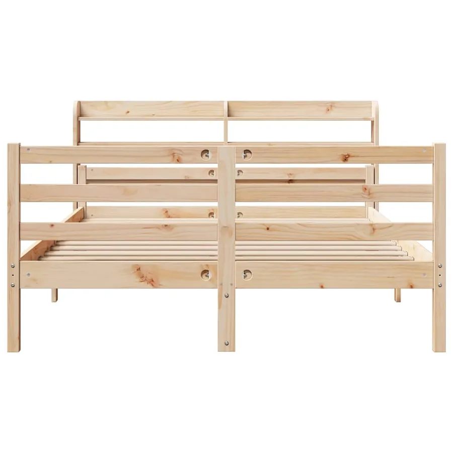 Cadre de lit avec tête de lit sans matelas 160x200 cm - 4
