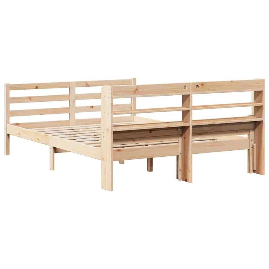 Cadre de lit avec tête de lit sans matelas 160x200 cm - 8