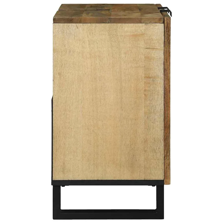 Meuble de Lavabo de Salle de Bain Marron 62 x 33 x 58 cm - 5