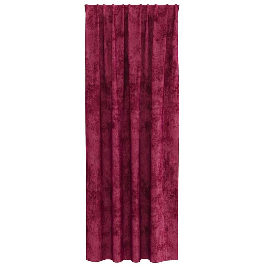 Rideaux en velours 2 pcs Rouge bordeaux 245 x 140 cm Velours - 4