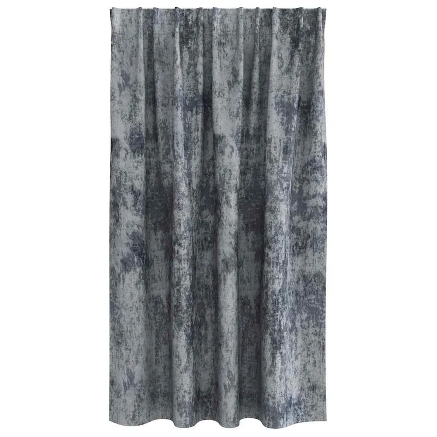 Rideaux en velours 2 pcs Gris Argenté 140 x 140 cm Velours - 4