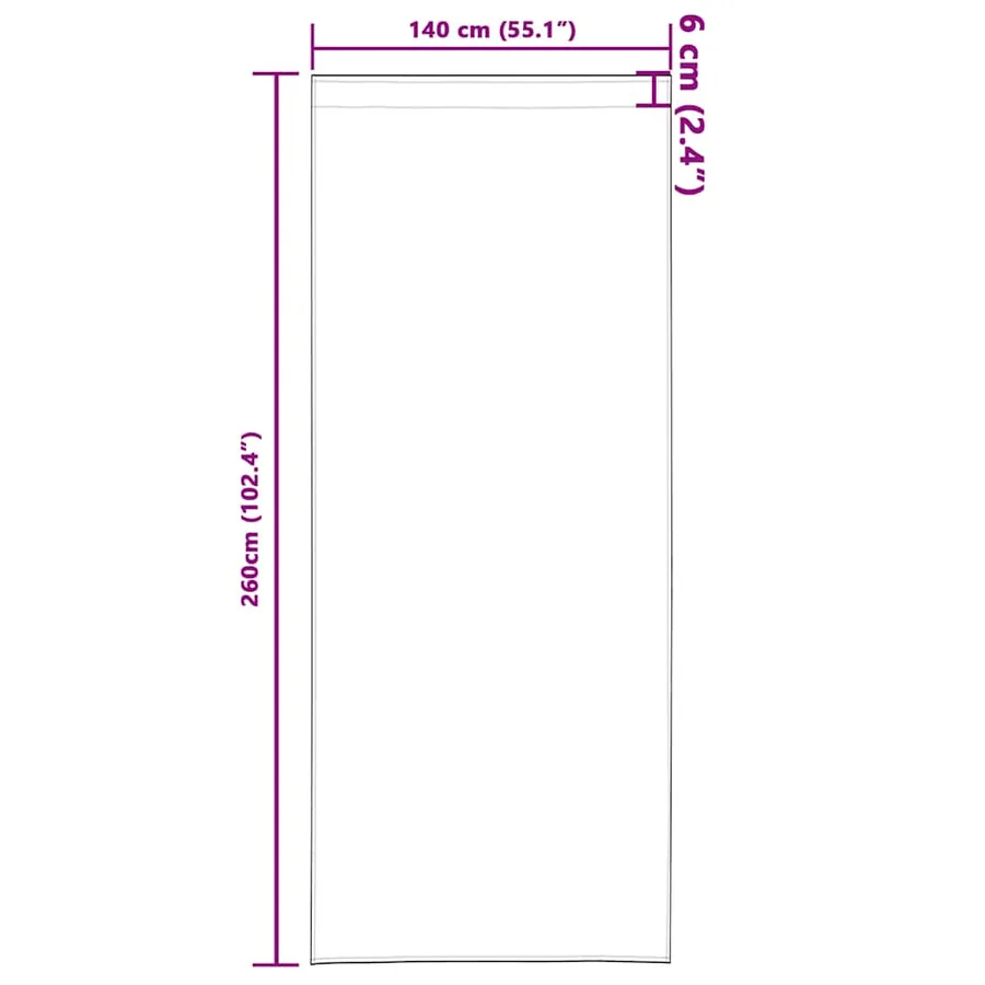 Rideaux en velours 2 pcs Marron 260 x 140 cm Velours - 9