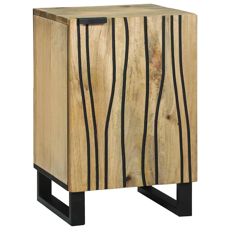 Meuble de Lavabo de Salle de Bain Marron 38 x 33,5 x 58 cm - 2
