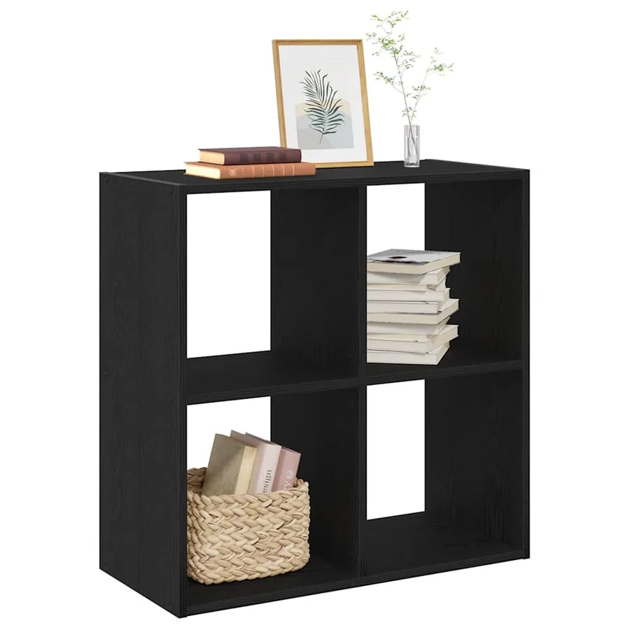 Bibliothèque Chêne noir 68.5 x 32 x 68.5 cm - 3