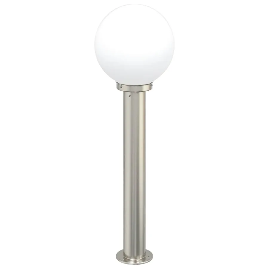Bornes lumineuses lot de 3 80 cm acier inoxydable IP44 - 4