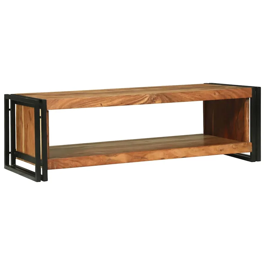 Table basse Marron 120 x 50 x 38 cm Bois d'Acacia Massif