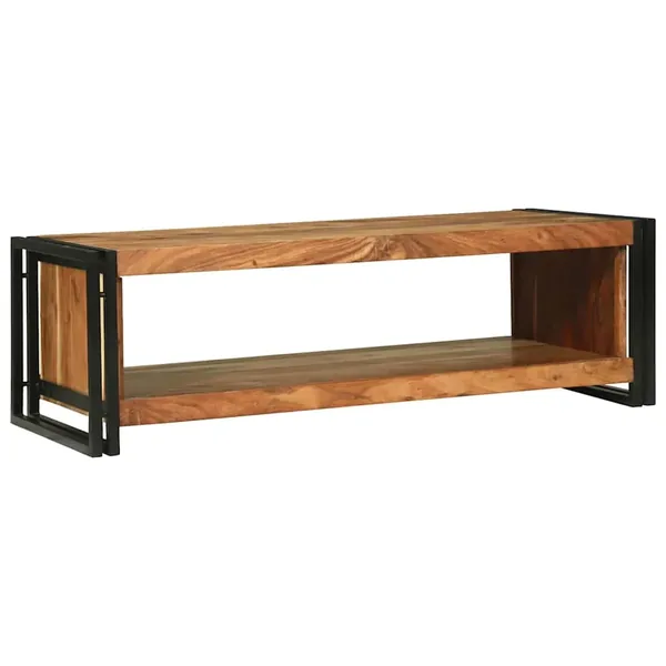 Table basse Marron 120 x 50 x 38 cm Bois d'Acacia Massif