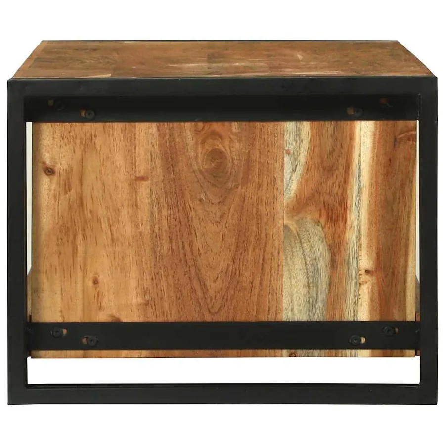 Table basse Marron 120 x 50 x 38 cm Bois d'Acacia Massif - 4