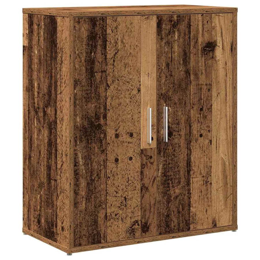 Buffet 2 pcs Bois ancien 60 x 31 x 70 cm Bois d'ingénierie - 6