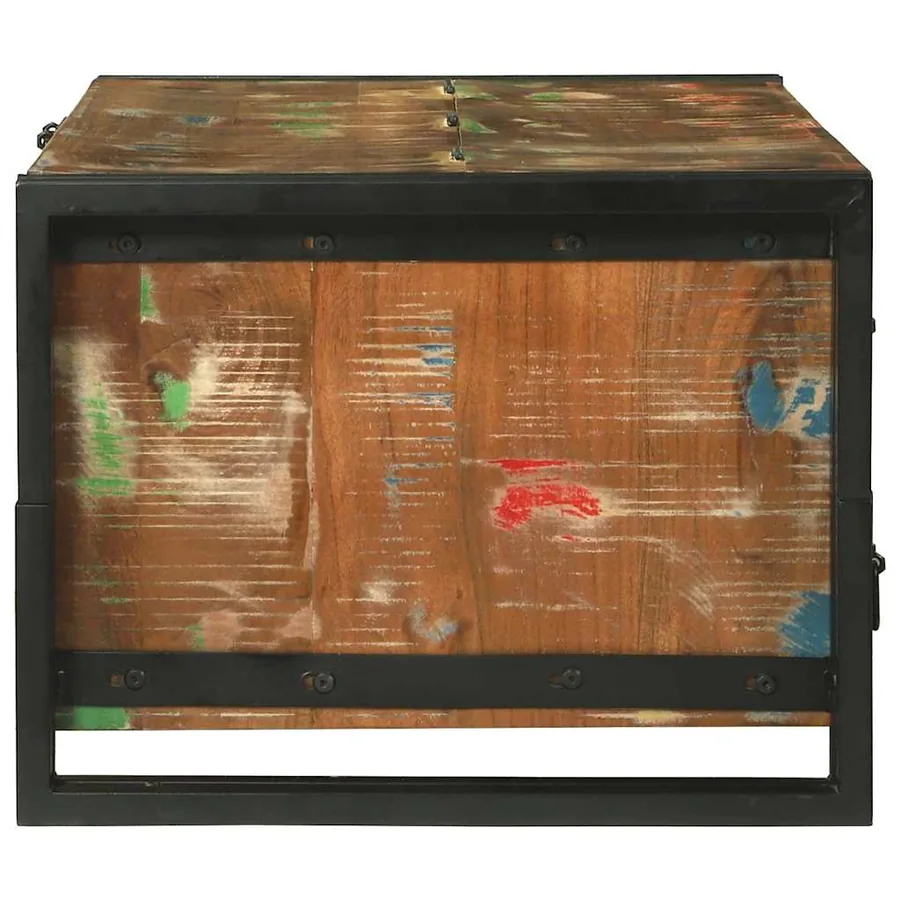 Table basse Multicolore 90 x 50 x 38 cm Bois Recyclé Solide - 5