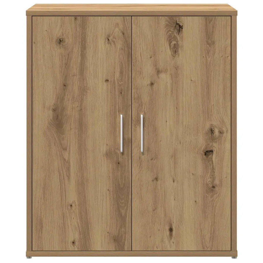 Buffet en chêne massif 60 x 31 x 70 cm bois d'ingénierie - 6