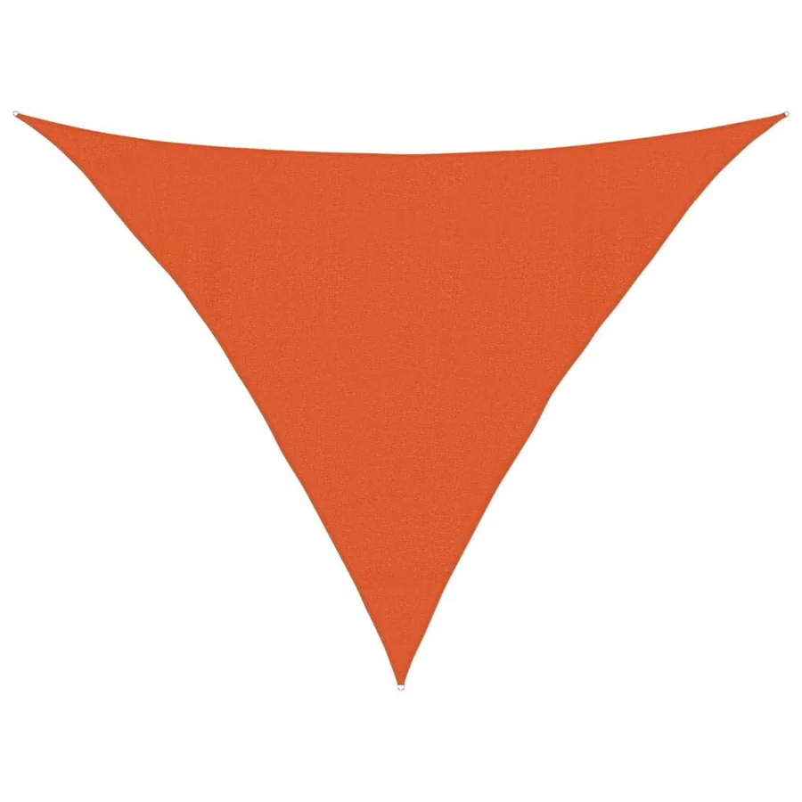 Voile d'ombrage 160 g/m² Orange 4x4x5,8 m PEHD - 2