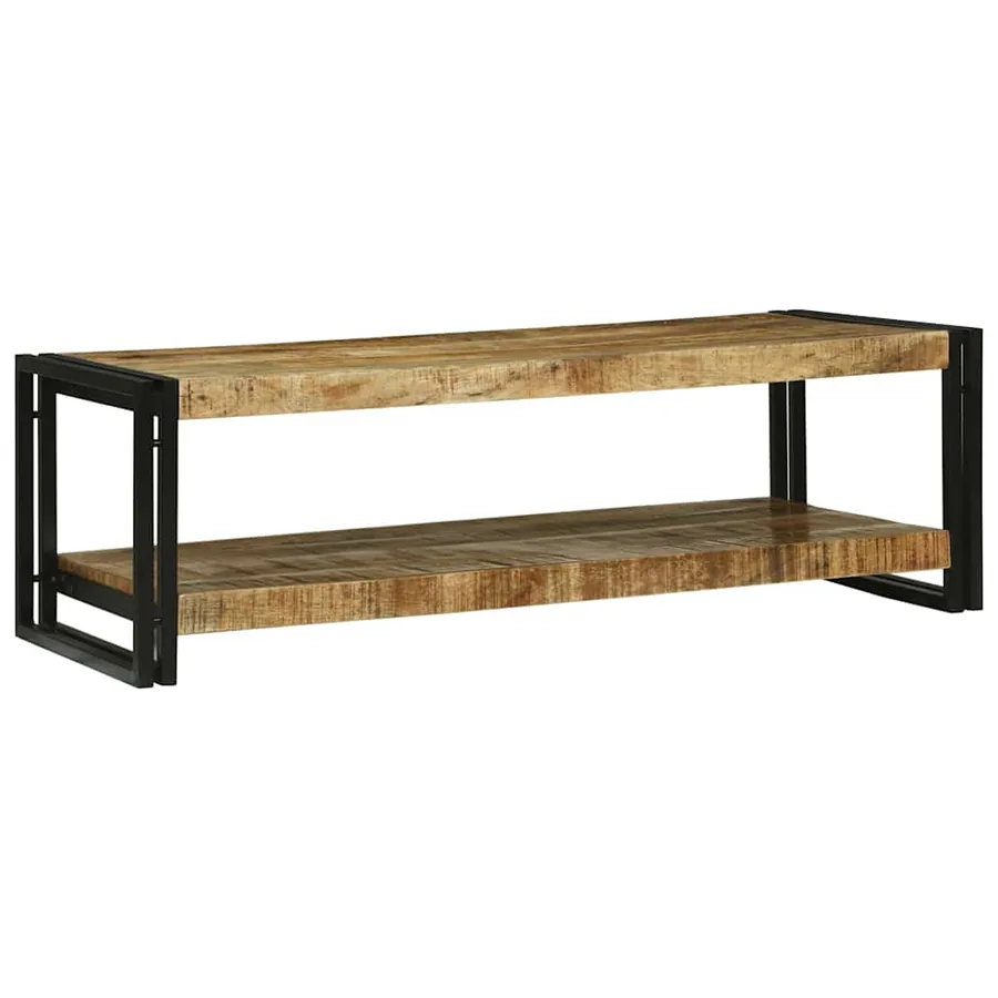 Table basse Marron 120 x 50 x 38 cm Bois de mangue massif