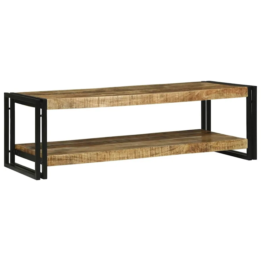 Table basse Marron 120 x 50 x 38 cm Bois de mangue massif - 2