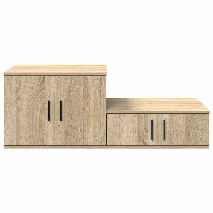 Armoire de rangement 2 pcs Chêne Sonoma 127 x 41 x 40 cm - 7