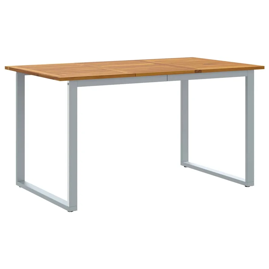 Ensemble de salle à manger pour jardin 5 pcs Gris - 5