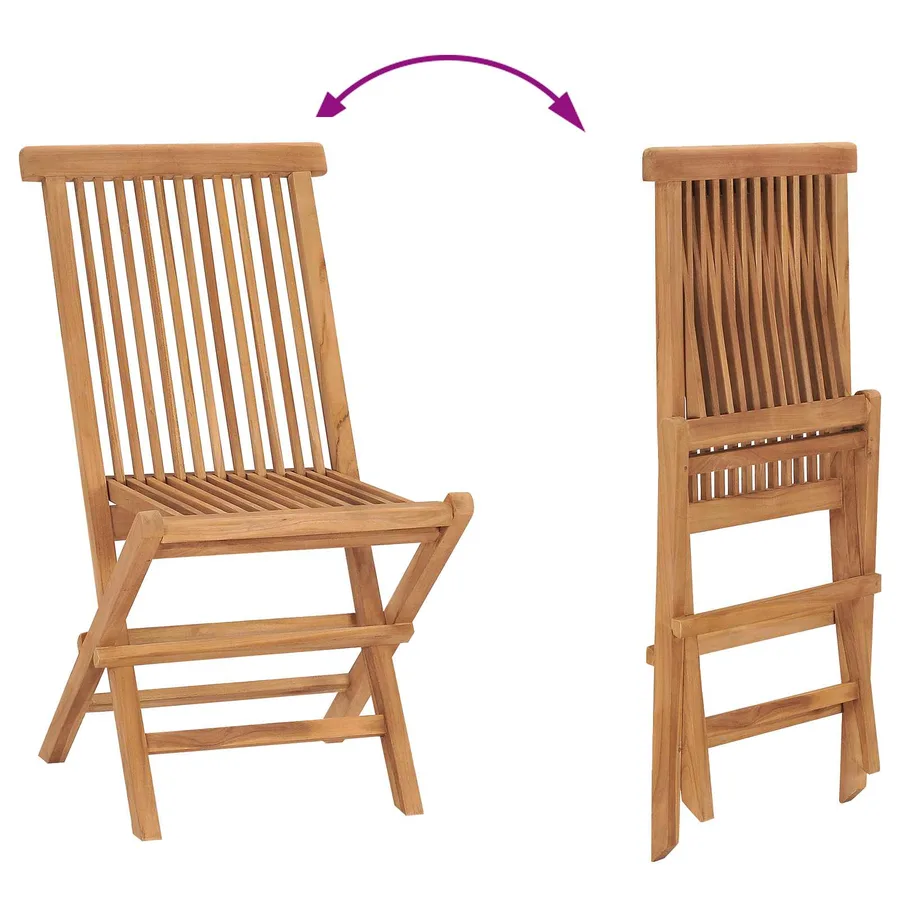 Ensemble de salle à manger pour jardin 3 pcs Marron - 7