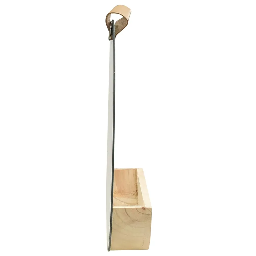 322801 vidaXL Wall Mirror Solid Pinewood 35 cm - 3