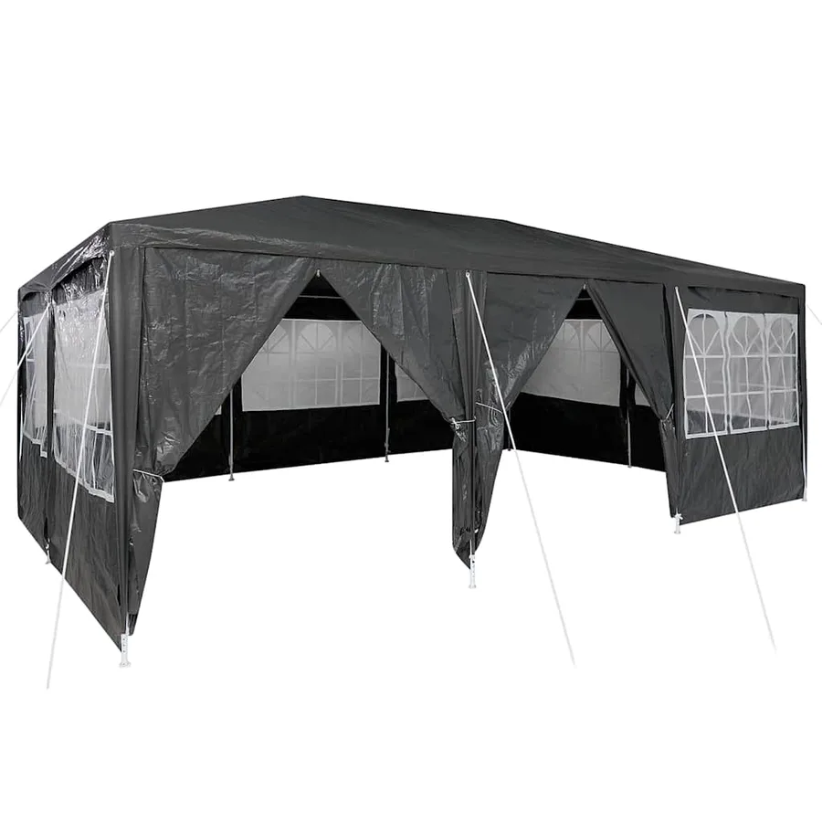 Tente de fête Anthracite 600 x 400 x 266 cm Polyéthylène - 2