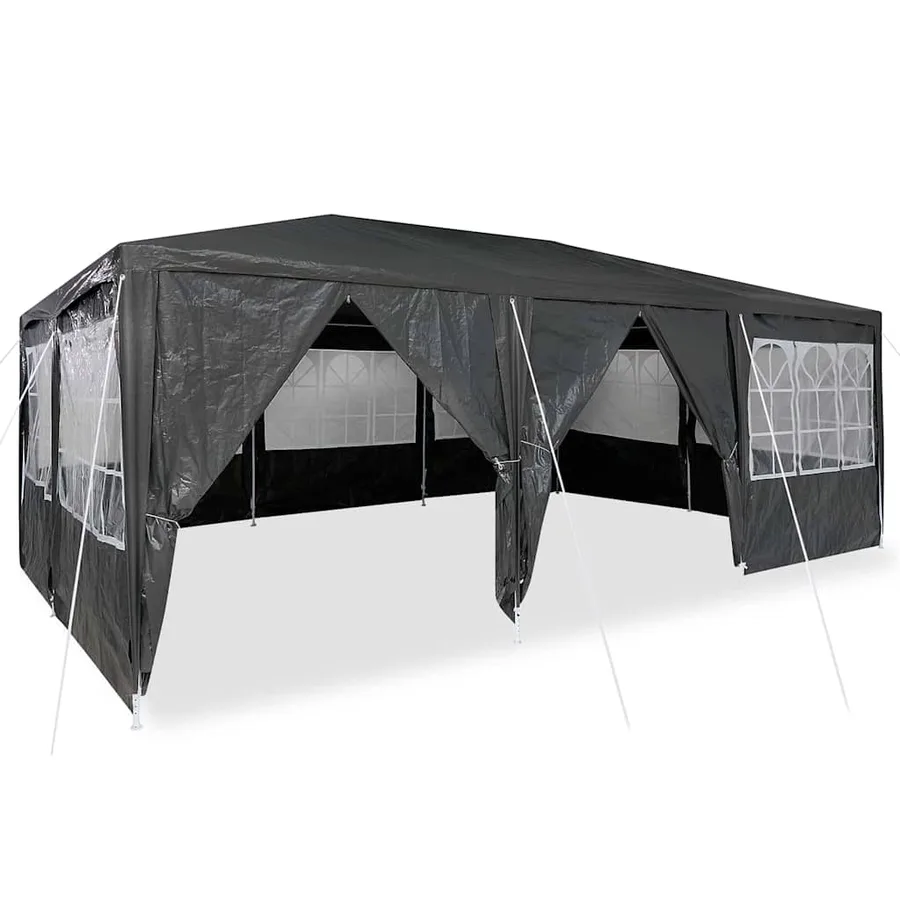 Tente de fête Anthracite 600 x 400 x 266 cm Polyéthylène - 3