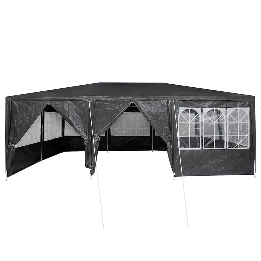 Tente de fête Anthracite 600 x 400 x 266 cm Polyéthylène - 5