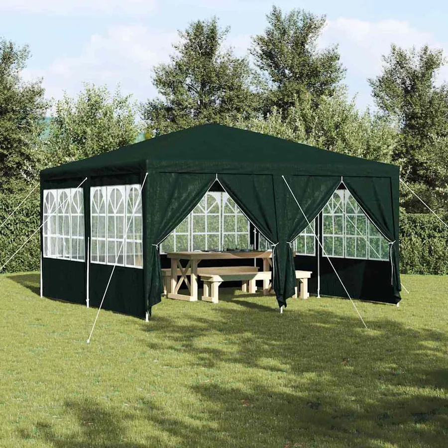 Tente de fête Vert 400 x 400 x 266 cm Polyéthylène