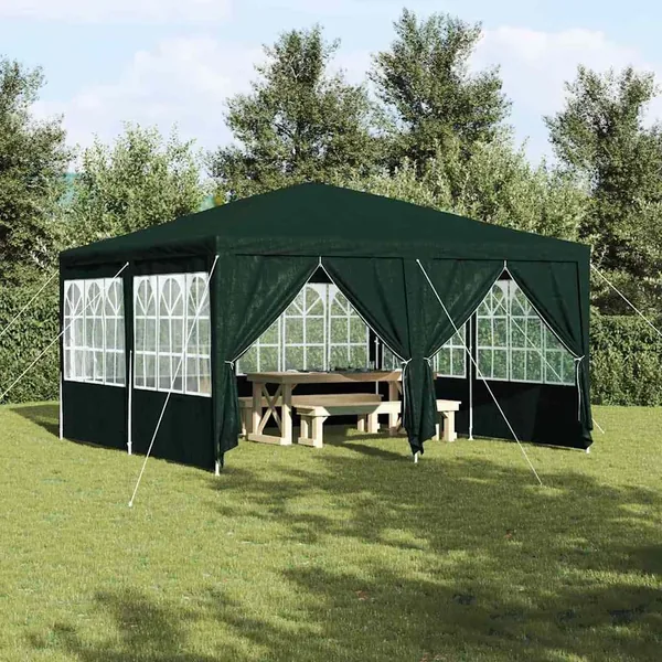 Tente de fête Vert 400 x 400 x 266 cm Polyéthylène