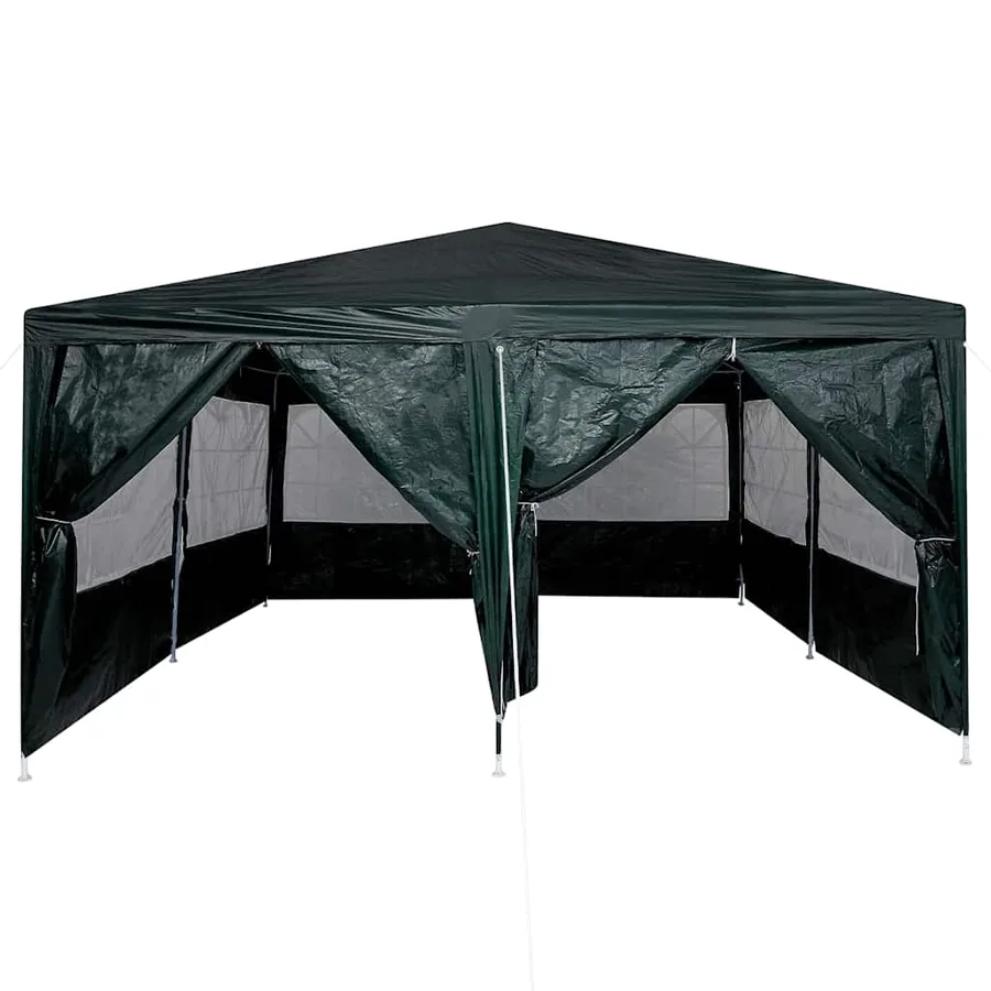 Tente de fête Vert 400 x 400 x 266 cm Polyéthylène - 5