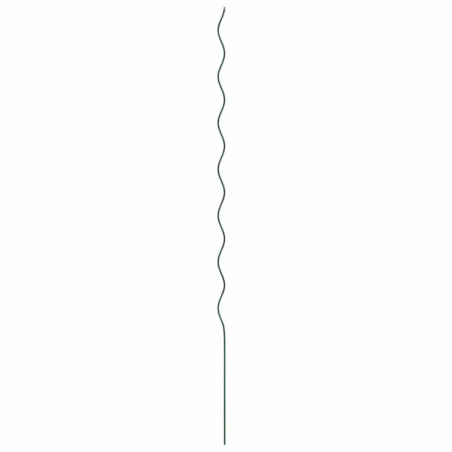 Soutien de plante 5 pcs Vert 170 x 0,6 x 0,6 cm Acier - 5