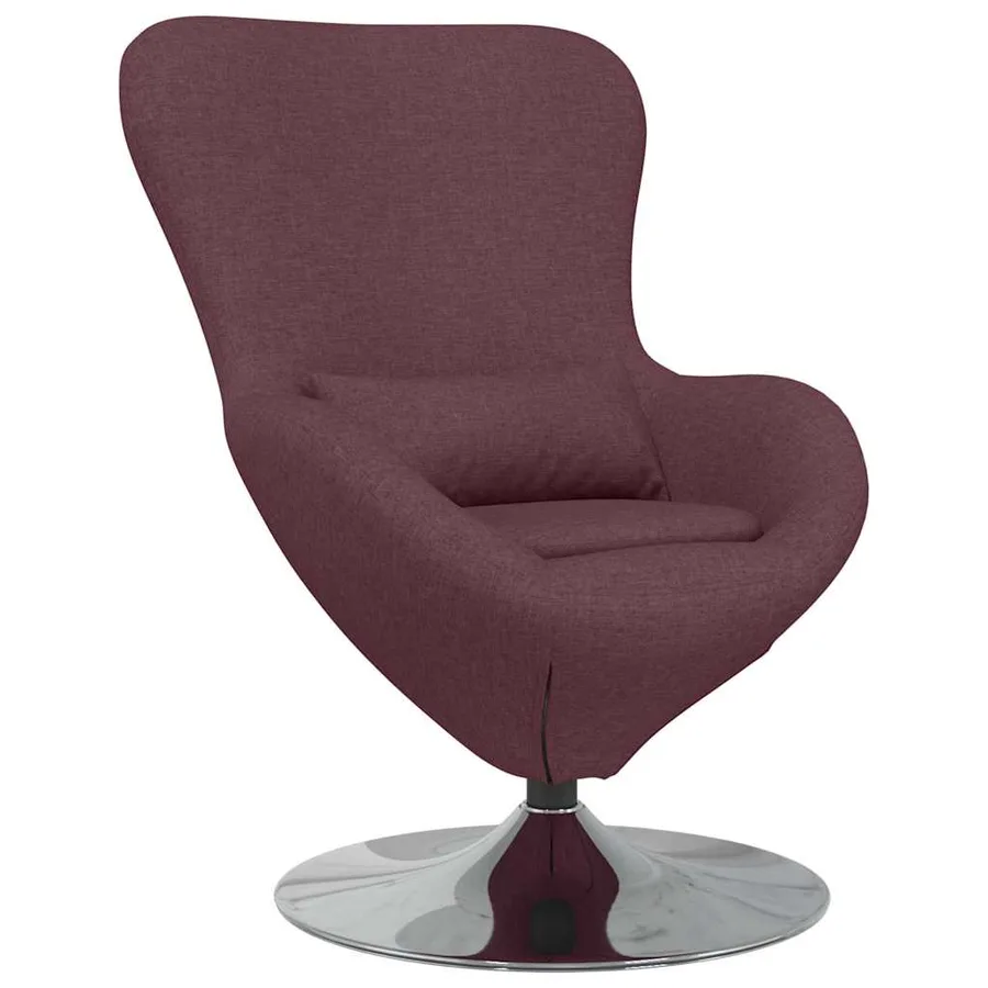 Fauteuil œuf Pourpre 63 x 73 x 90 cm tissu - 2