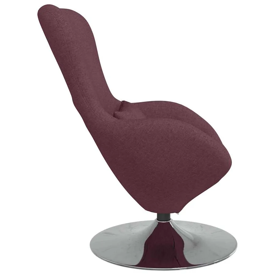 Fauteuil œuf Pourpre 63 x 73 x 90 cm tissu - 5