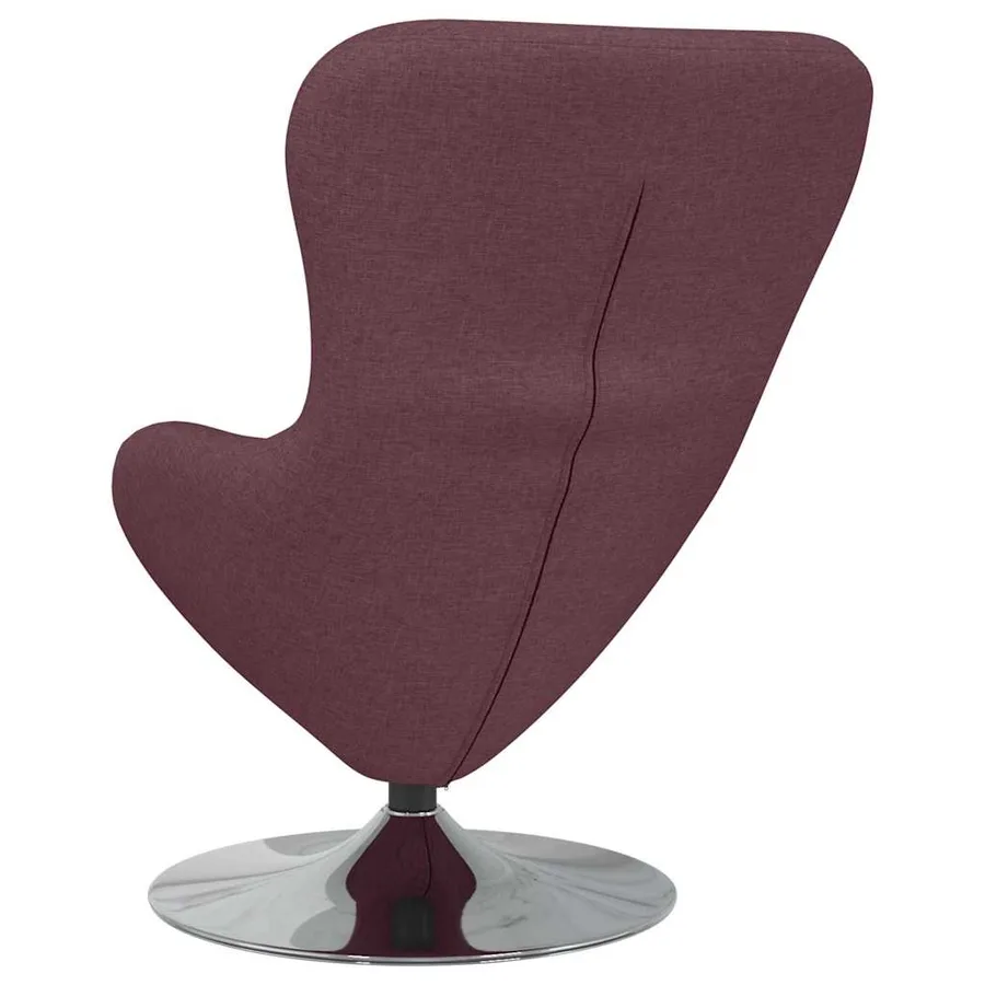 Fauteuil œuf Pourpre 63 x 73 x 90 cm tissu - 6