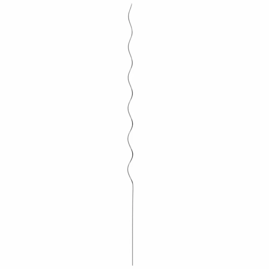 Soutien de plante 50 pcs Argenté 150 x 0,6 x 0,6 cm Acier - 2