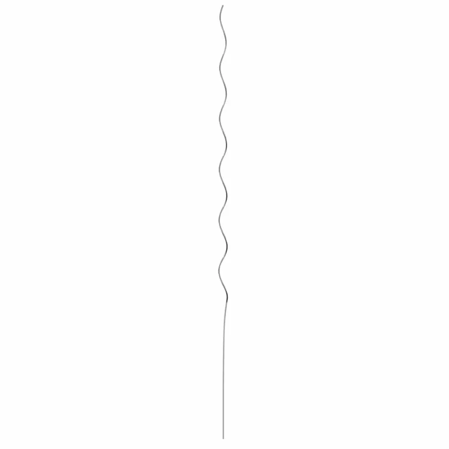 Soutien de plante 50 pcs Argenté 150 x 0,6 x 0,6 cm Acier - 6