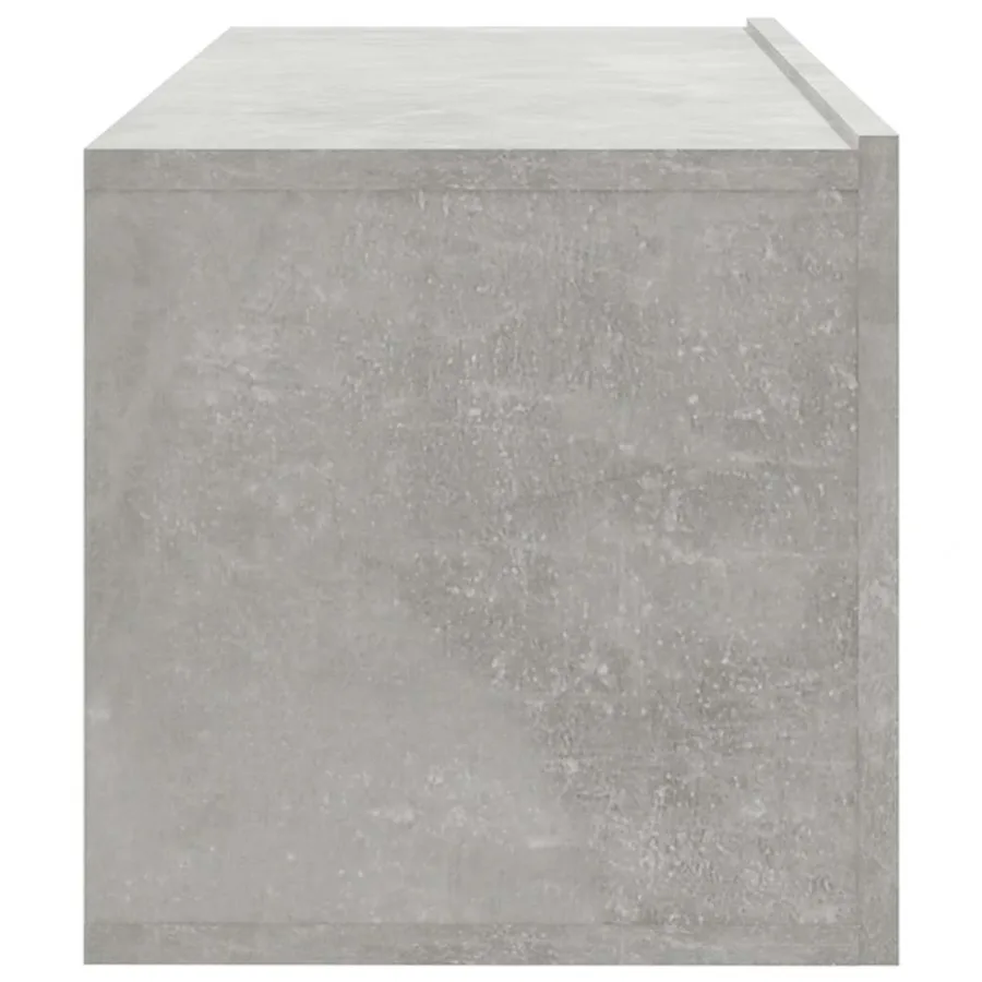 Meubles TV 2 pcs Gris béton 100x30x30 cm Bois d'ingénierie - 8