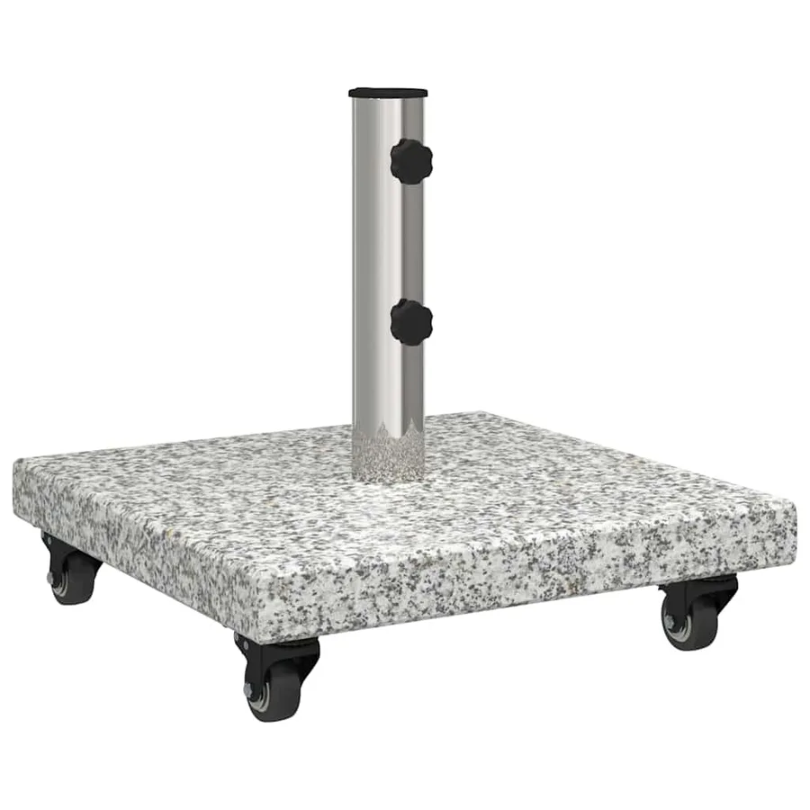 Pied de parasol 30kg Gris Granite Carré - 2