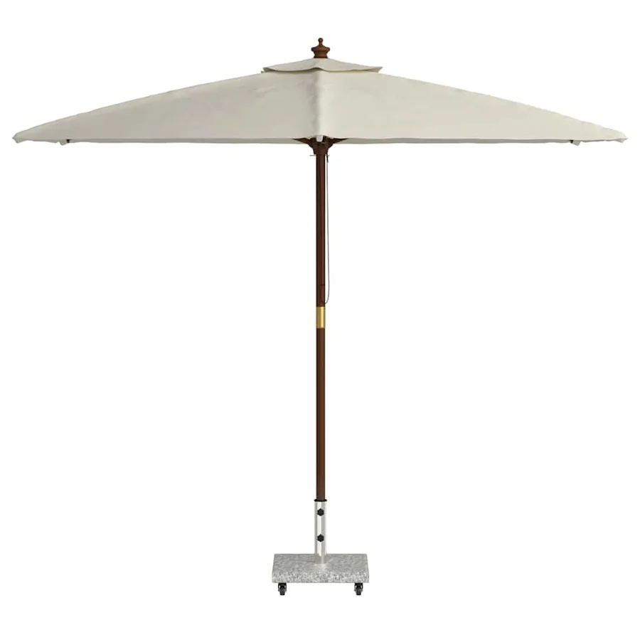 Pied de parasol 30kg Gris Granite Carré - 3