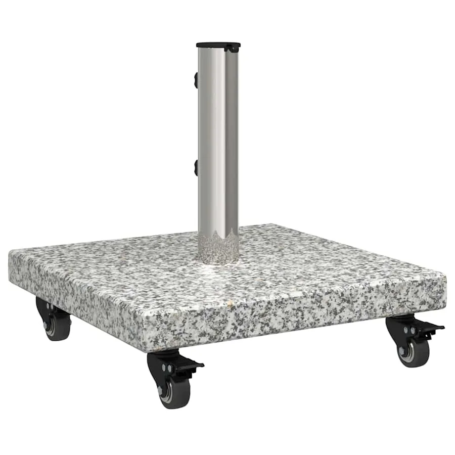 Pied de parasol 30kg Gris Granite Carré - 7