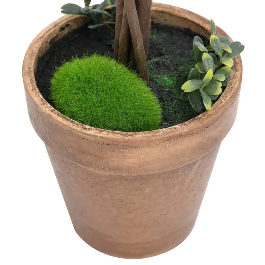 Plantes de buis artificiel 2 pcs avec pots Boule Vert 33 cm - 4