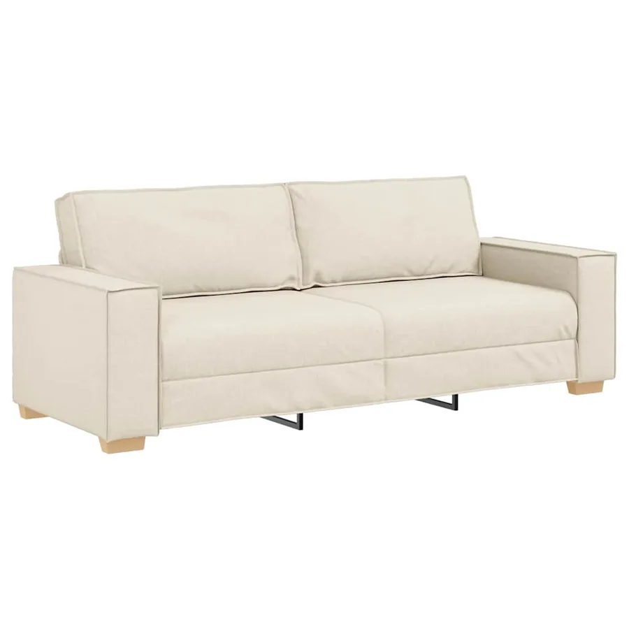 Ensemble de Canapés 3 pcs Beige 220 x 80 x 84 cm - 6