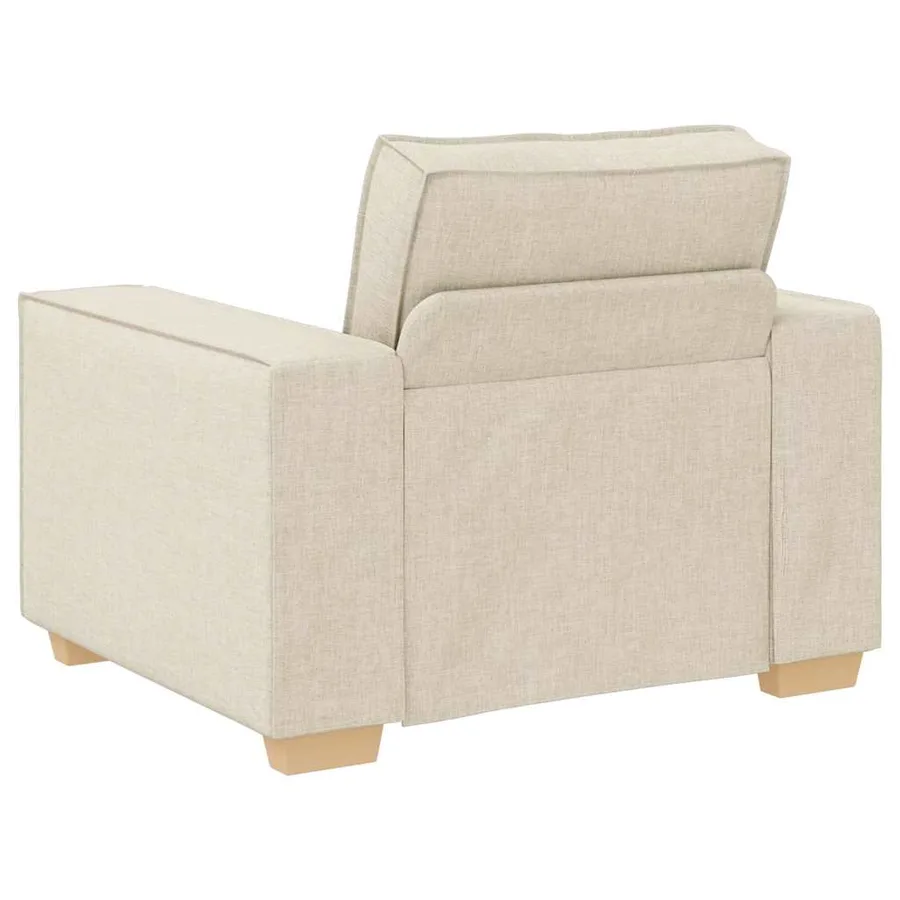 Ensemble de Canapés 3 pcs Beige 220 x 80 x 84 cm - 7