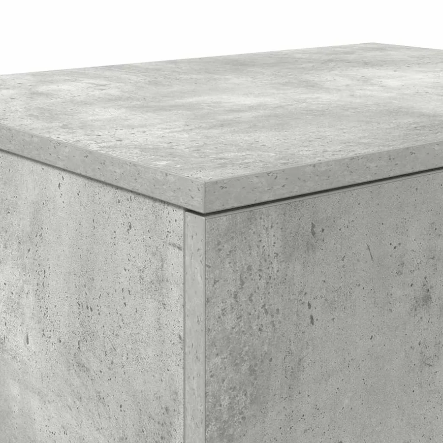 Armoire de rangement 2 pcs Gris béton 108 x 41 x 40 cm - 10