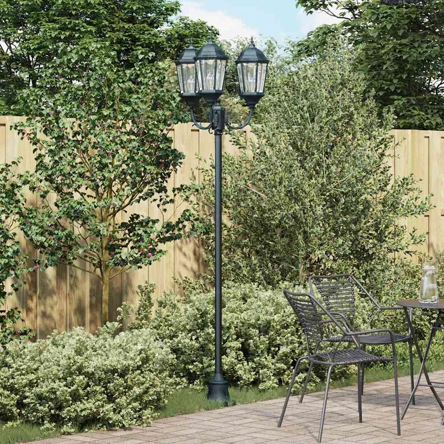 Lumière de jardin Vert vintage brossé 57 x 49 x 241 cm